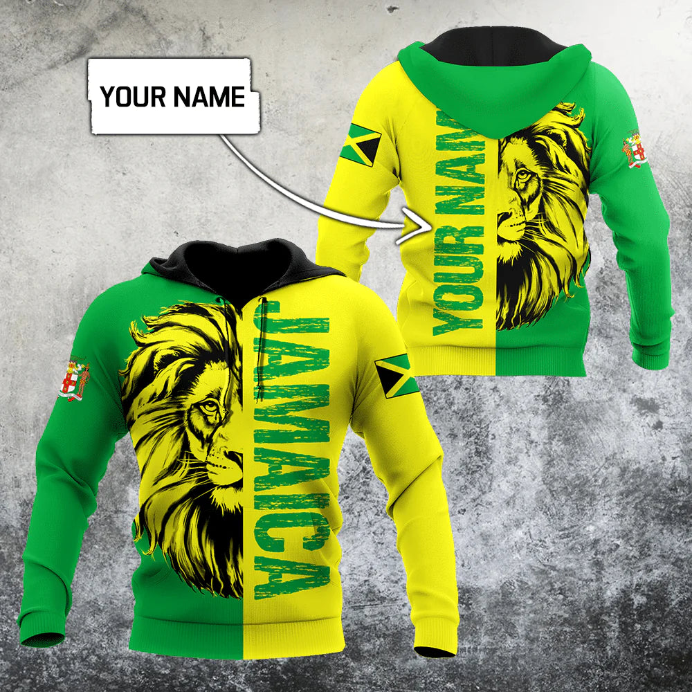 Customize Name Jamaica Hoodie