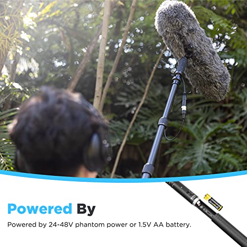 BOYA XLR Microphone BY-BM6060 Super-Cardioid Shotgun Condenser Microphone