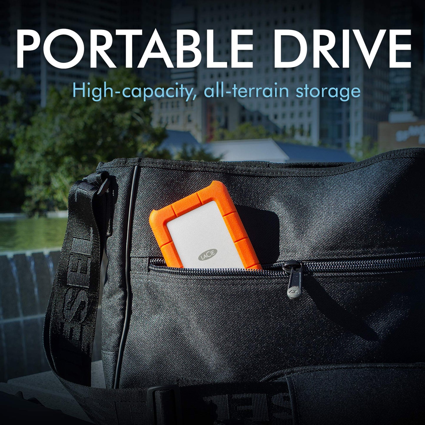 LaCie Rugged Mini 1TB External Hard Drive Portable HDD – USB 3.0 2.0
