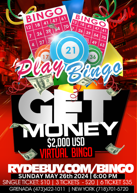 6 Get Money Bingo Tickets || Get Money $2000 BINGO
