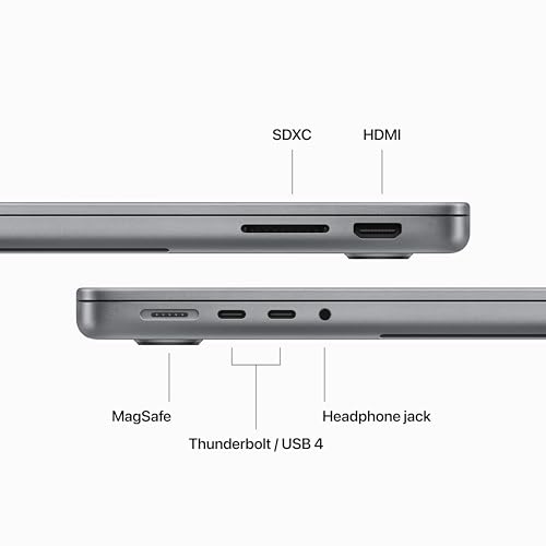 Apple 2023 MacBook Pro Laptop M3 chip with 8‑core CPU, 10‑core GPU: