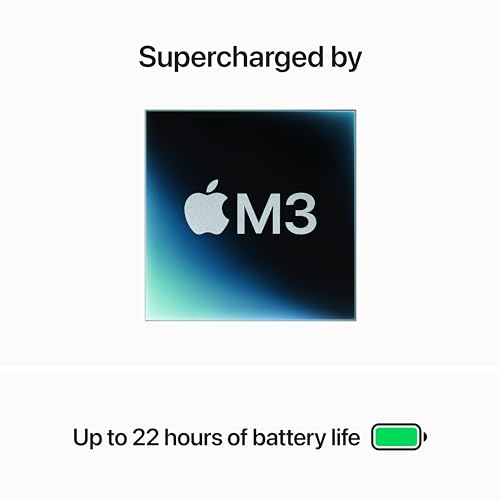 Apple 2023 MacBook Pro Laptop M3 chip with 8‑core CPU, 10‑core GPU: