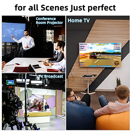 Jorenca 4K HDMI Cable 50ft Ultra High Speed HDMI 2.0 Cables 18gbps Gold Plated Connector Ethernet Audio Return Video 4K 60Hz/2K 30Hz FullHD1080p 3D for Xbox Arc Laptop PS3 PS4 PS9 PC HDTV etc