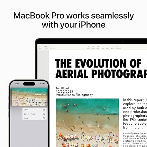 Apple 2023 MacBook Pro Laptop M3 chip with 8‑core CPU, 10‑core GPU: