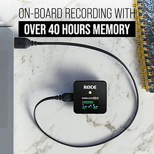 RØDE Wireless Go II Dual Channel Wireless System with Built-in Microphones