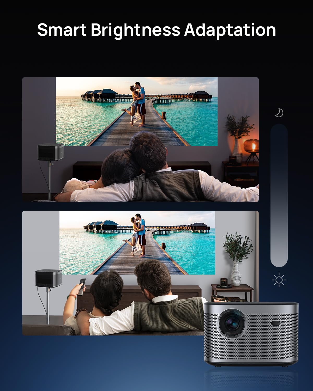 XGIMI HORIZON 1080p FHD Projector 4K Supported Movie Projector,